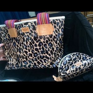 Consuela leopard print purse